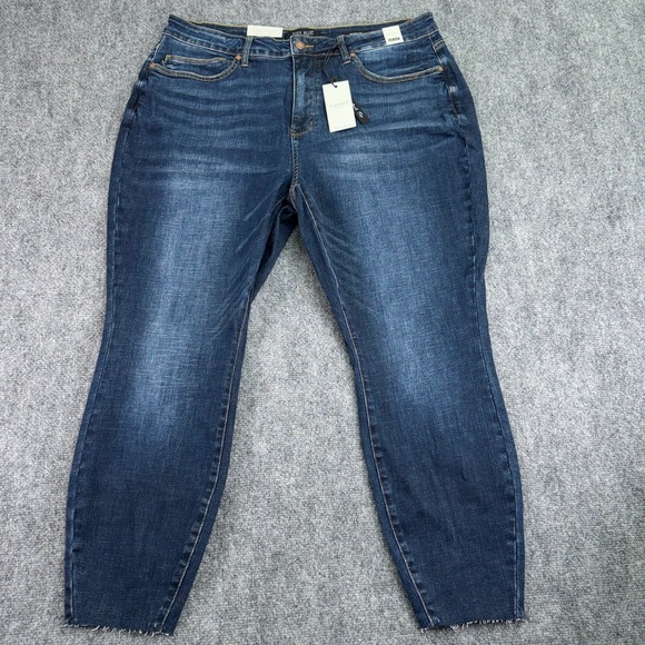 Judy Blue Denim - Judy Blue Jeans Womens 20W (Fits 38x27) Blue Skinny Tummy Control High Rise NWT